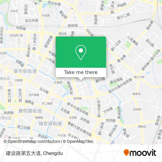建设路第五大道 map
