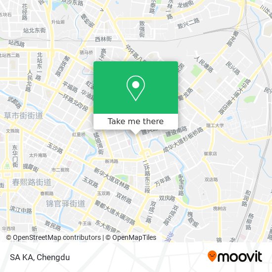 SA KA map