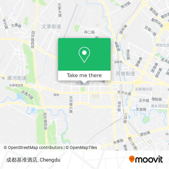 成都基准酒店 map