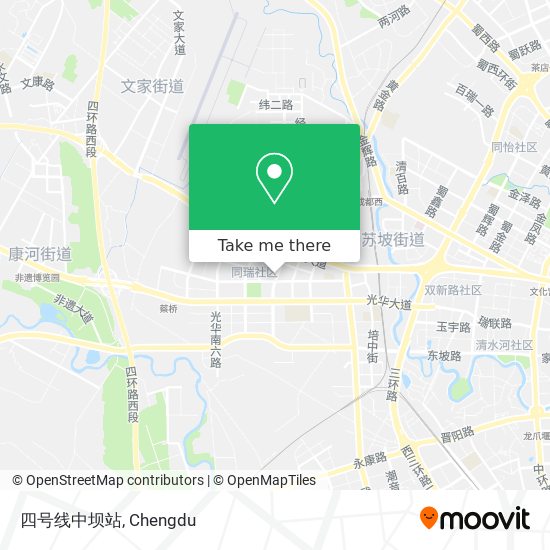 四号线中坝站 map
