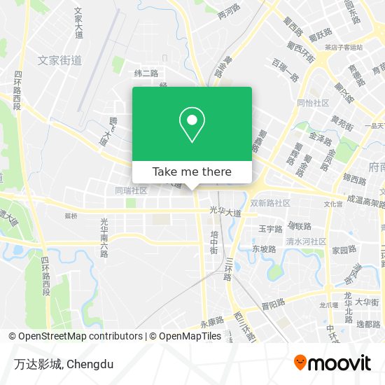 万达影城 map