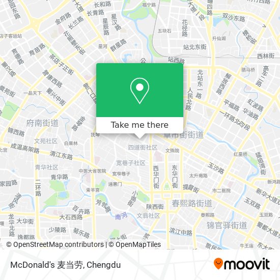 McDonald's 麦当劳 map
