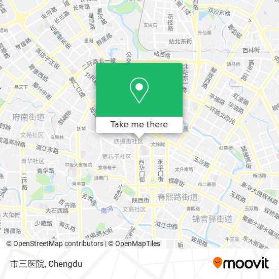 市三医院 map
