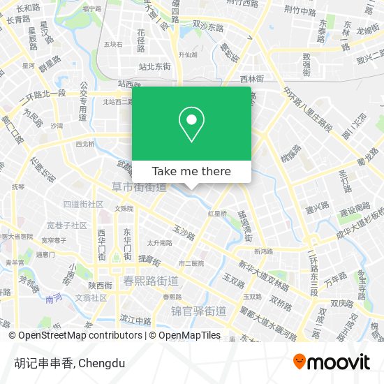 胡记串串香 map