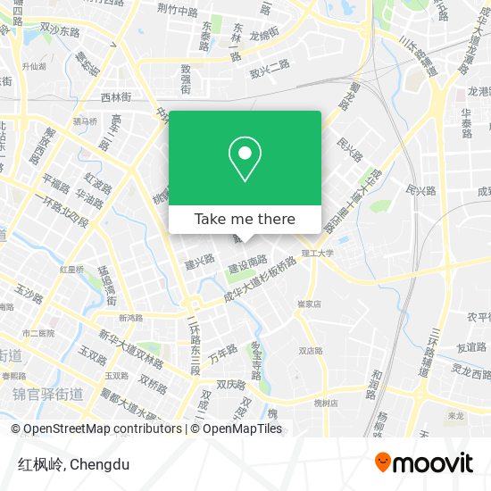 红枫岭 map
