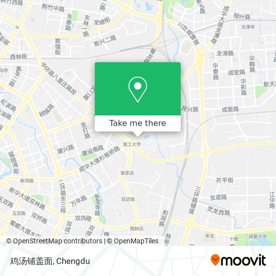 鸡汤铺盖面 map