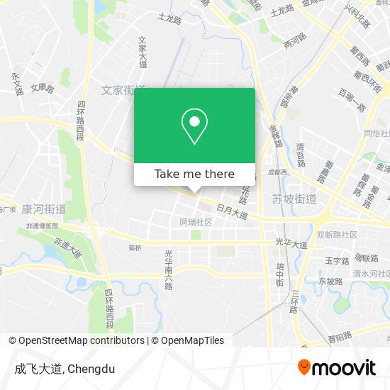 成飞大道 map