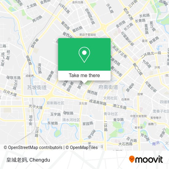 皇城老妈 map