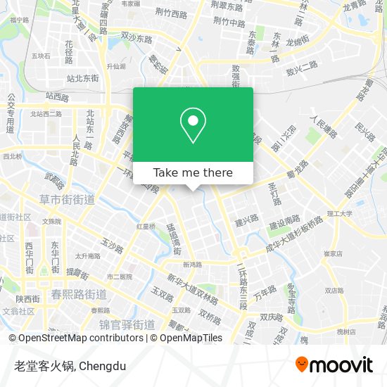 老堂客火锅 map