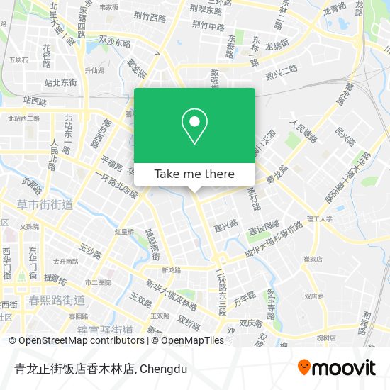 青龙正街饭店香木林店 map