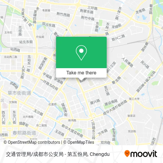 交通管理局/成都市公安局 - 第五份局 map