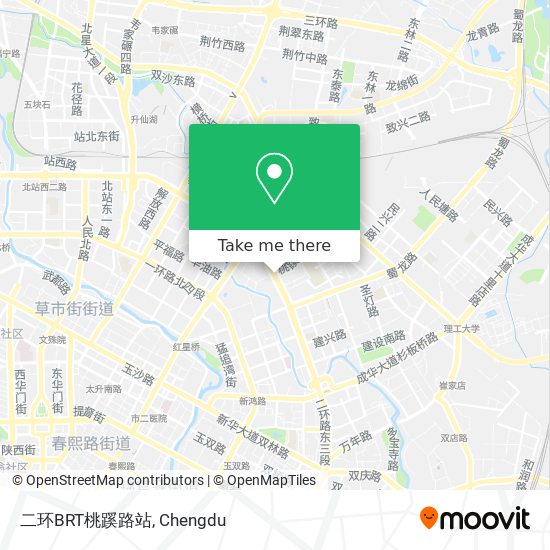 二环BRT桃蹊路站 map