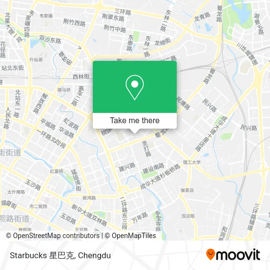 Starbucks 星巴克 map