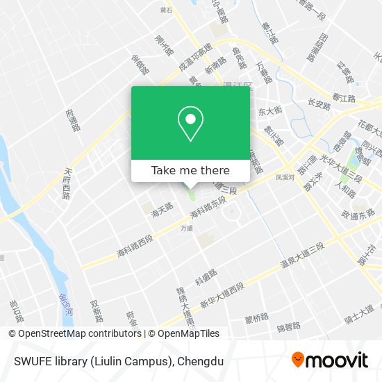 SWUFE library (Liulin Campus) map