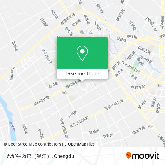 光华牛肉馆（温江） map