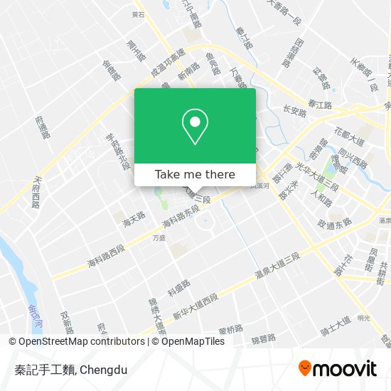 秦記手工麵 map