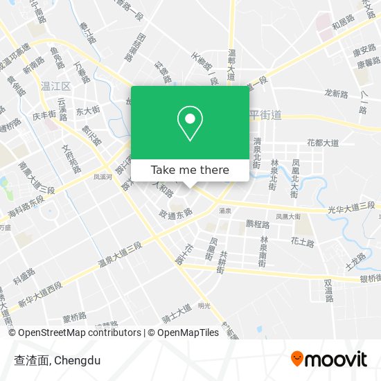 查渣面 map