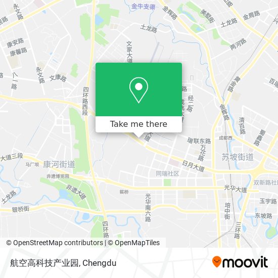 航空高科技产业园 map