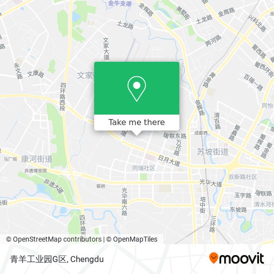 青羊工业园G区 map
