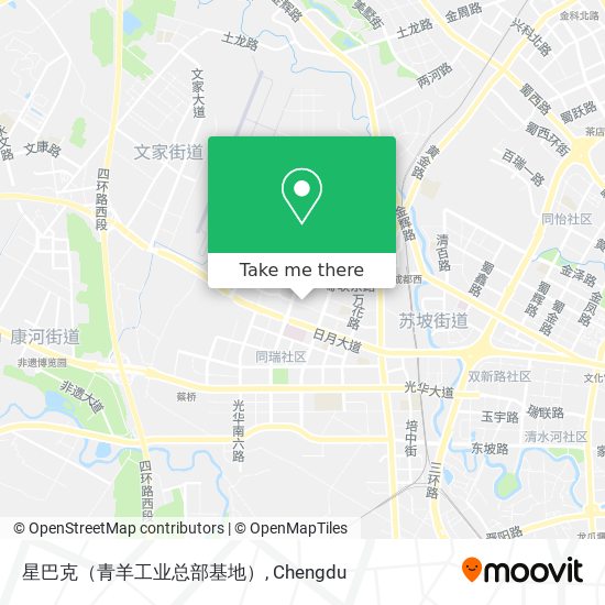 星巴克（青羊工业总部基地） map