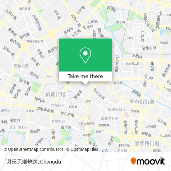 谢氏无烟烧烤 map