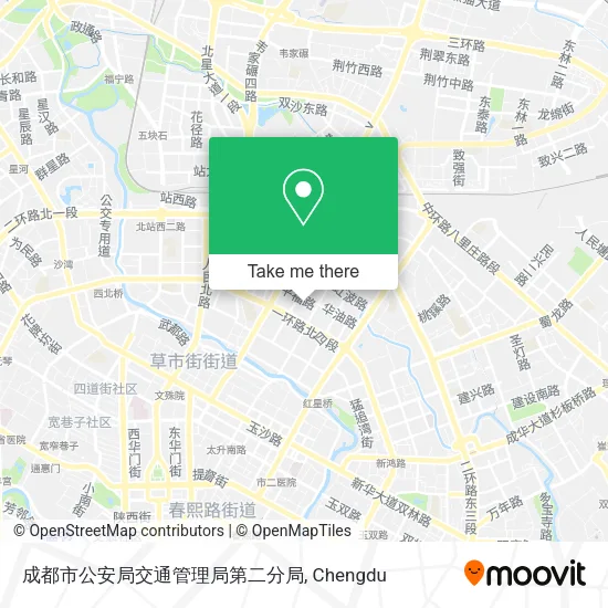成都市公安局交通管理局第二分局 map