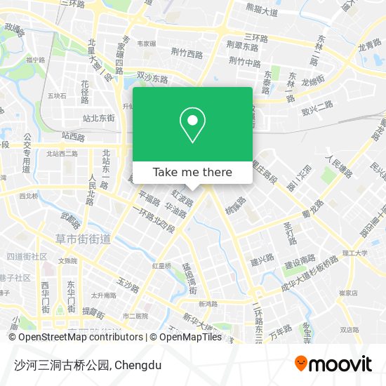 沙河三洞古桥公园 map