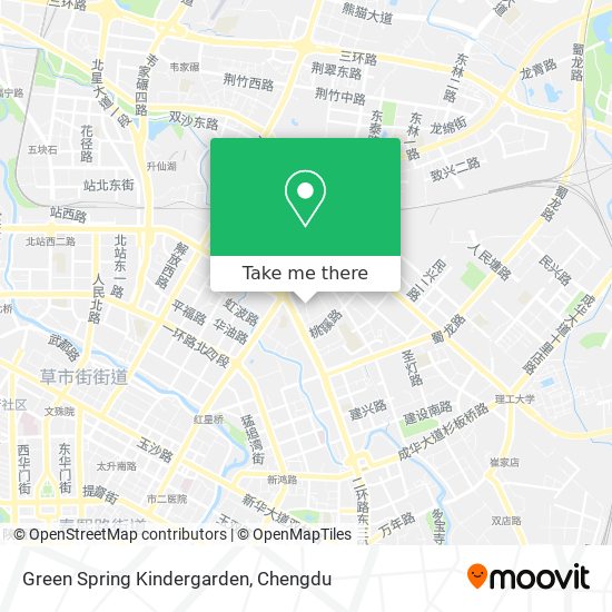 Green Spring Kindergarden map