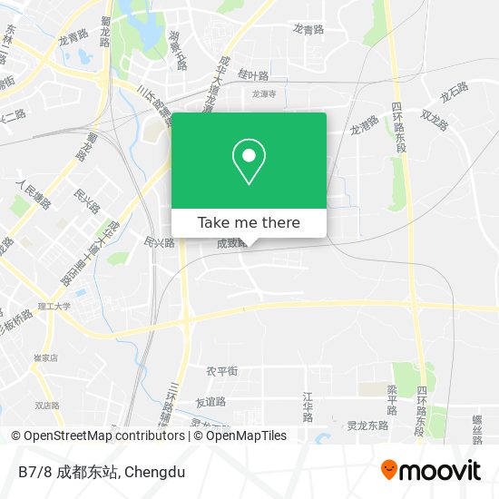 B7/8 成都东站 map