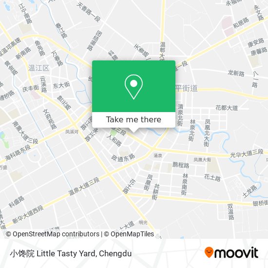 小馋院 Little Tasty Yard map