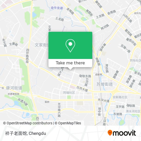 祥子老面馆 map