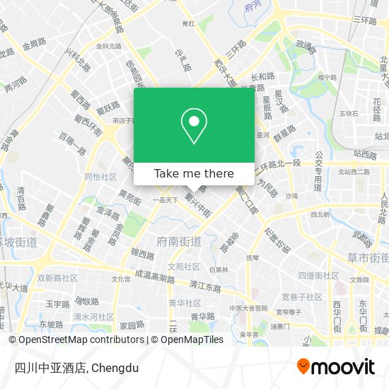 四川中亚酒店 map