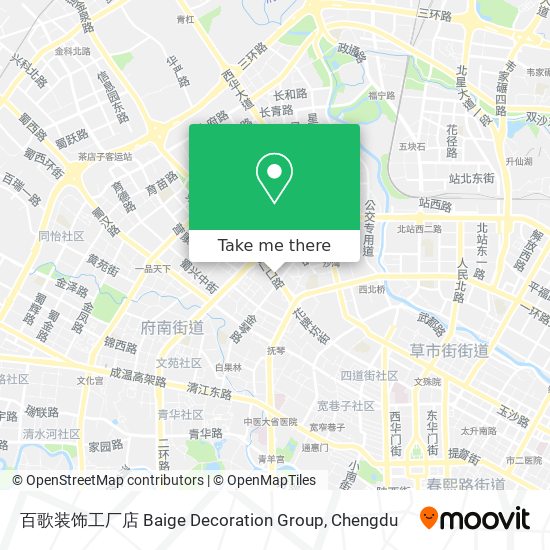 百歌装饰工厂店 Baige Decoration Group map