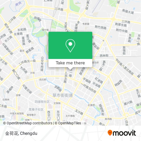 金荷花 map
