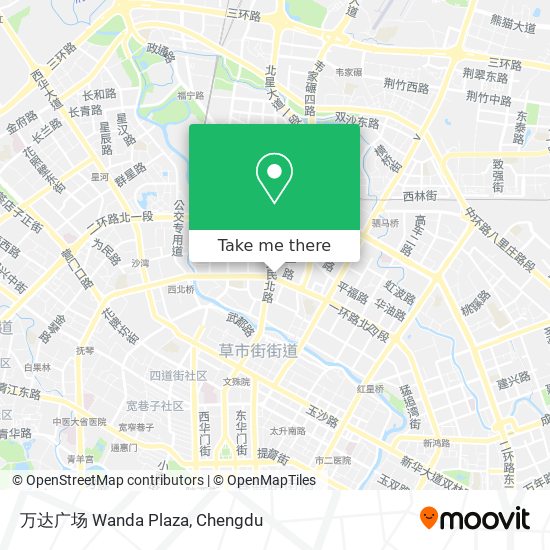 万达广场 Wanda Plaza map