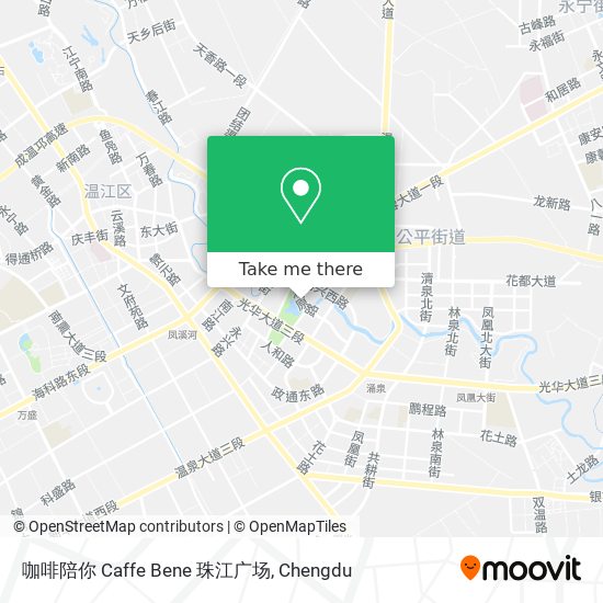 咖啡陪你 Caffe Bene 珠江广场 map
