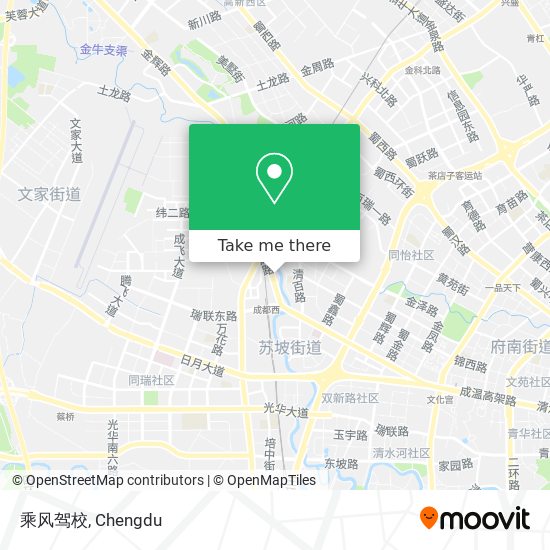 乘风驾校 map