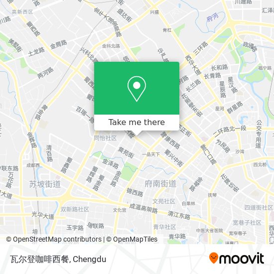 瓦尔登咖啡西餐 map