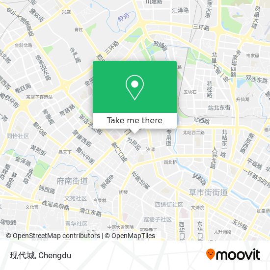 现代城 map