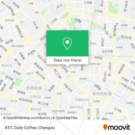 85'C Daily Coffee map