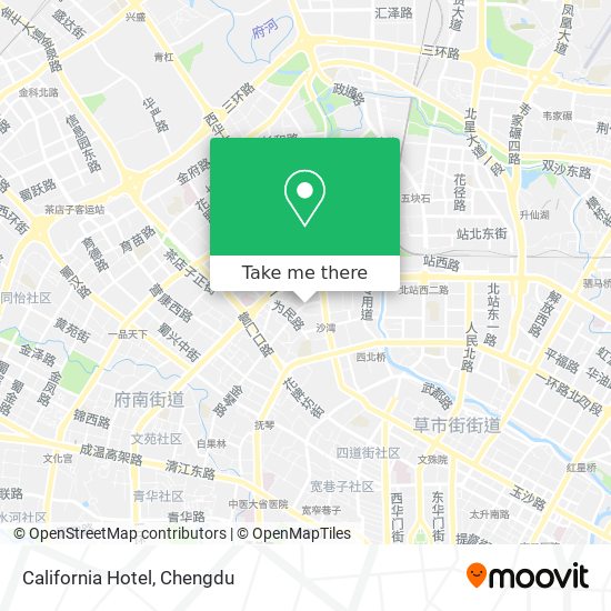 California Hotel map