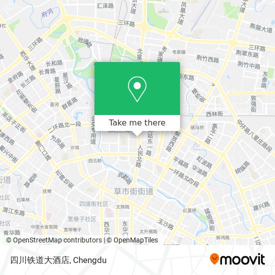 四川铁道大酒店 map