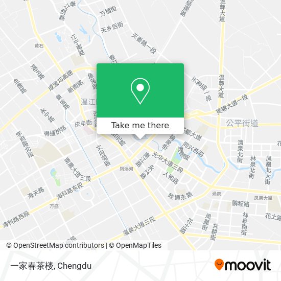 一家春茶楼 map