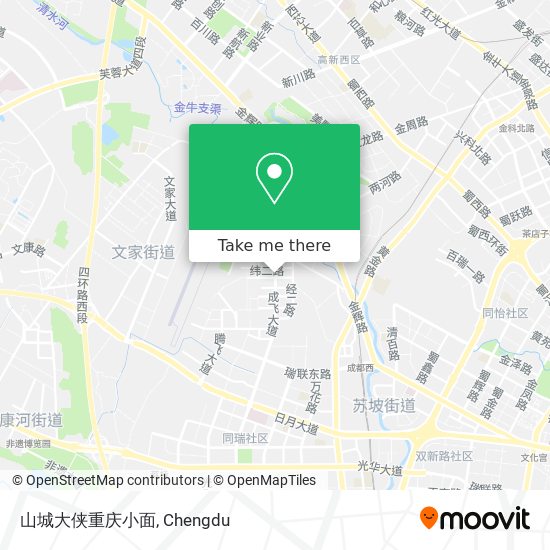 山城大侠重庆小面 map