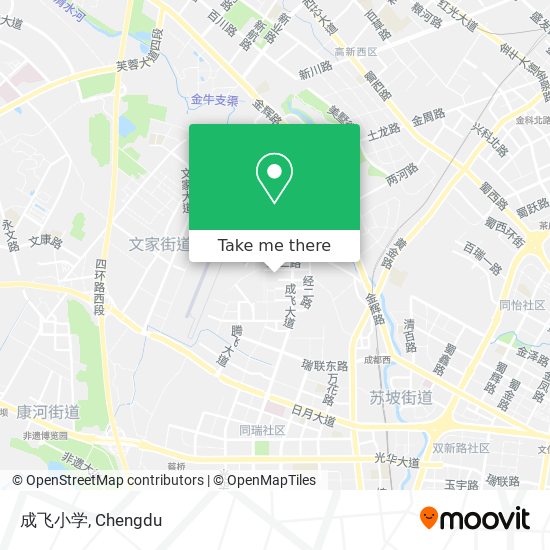 成飞小学 map