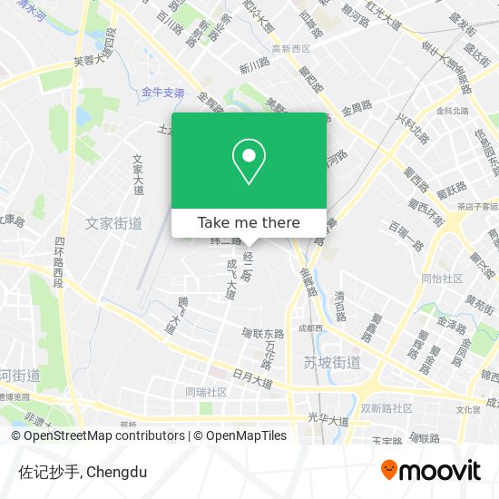 佐记抄手 map