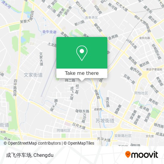 成飞停车场 map