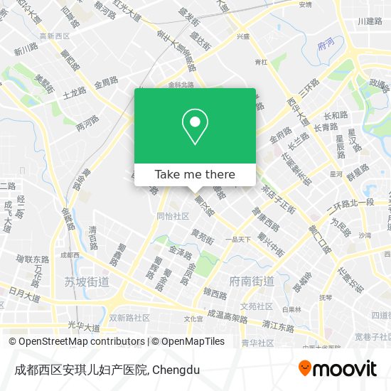 成都西区安琪儿妇产医院 map