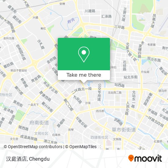 汉庭酒店 map
