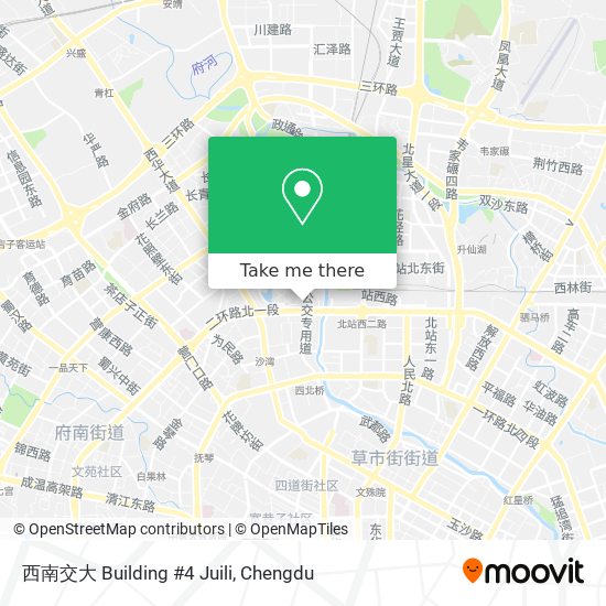 西南交大 Building #4 Juili map